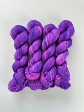 Load image into Gallery viewer, OOAK purple neon DK yarn
