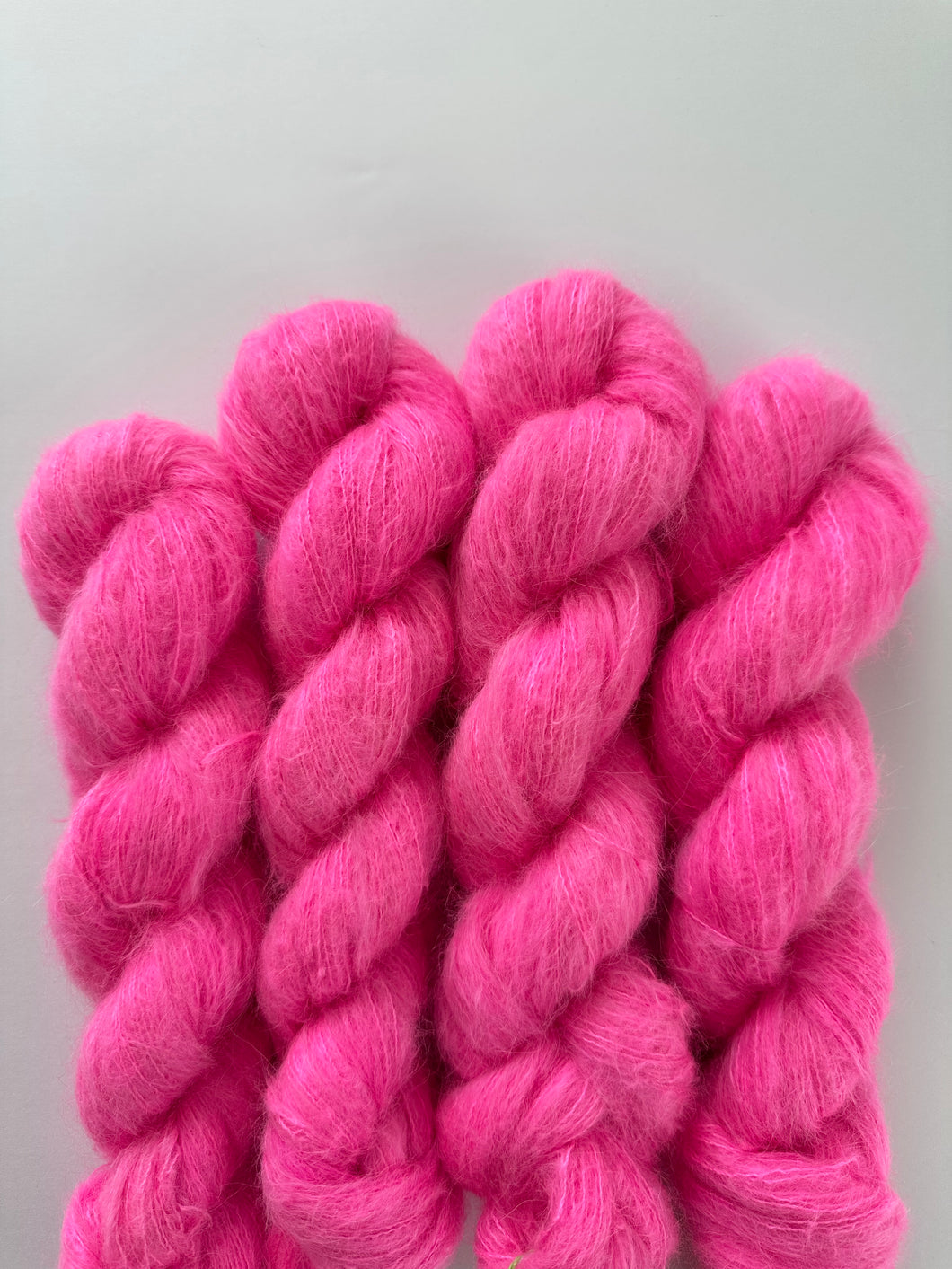 Pink! - suri alpaca lace yarn