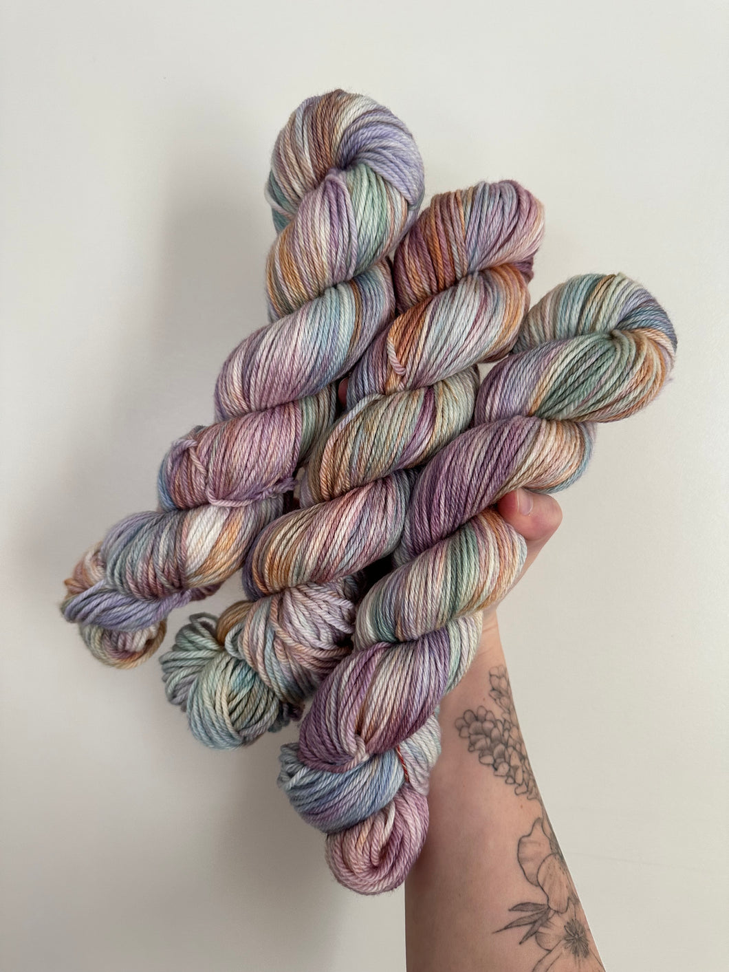 OOAK (moonstone oopsie)- Worsted weight yarn