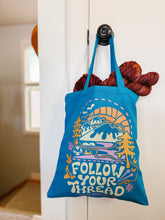 Load image into Gallery viewer, Follow your Thread tote bag
