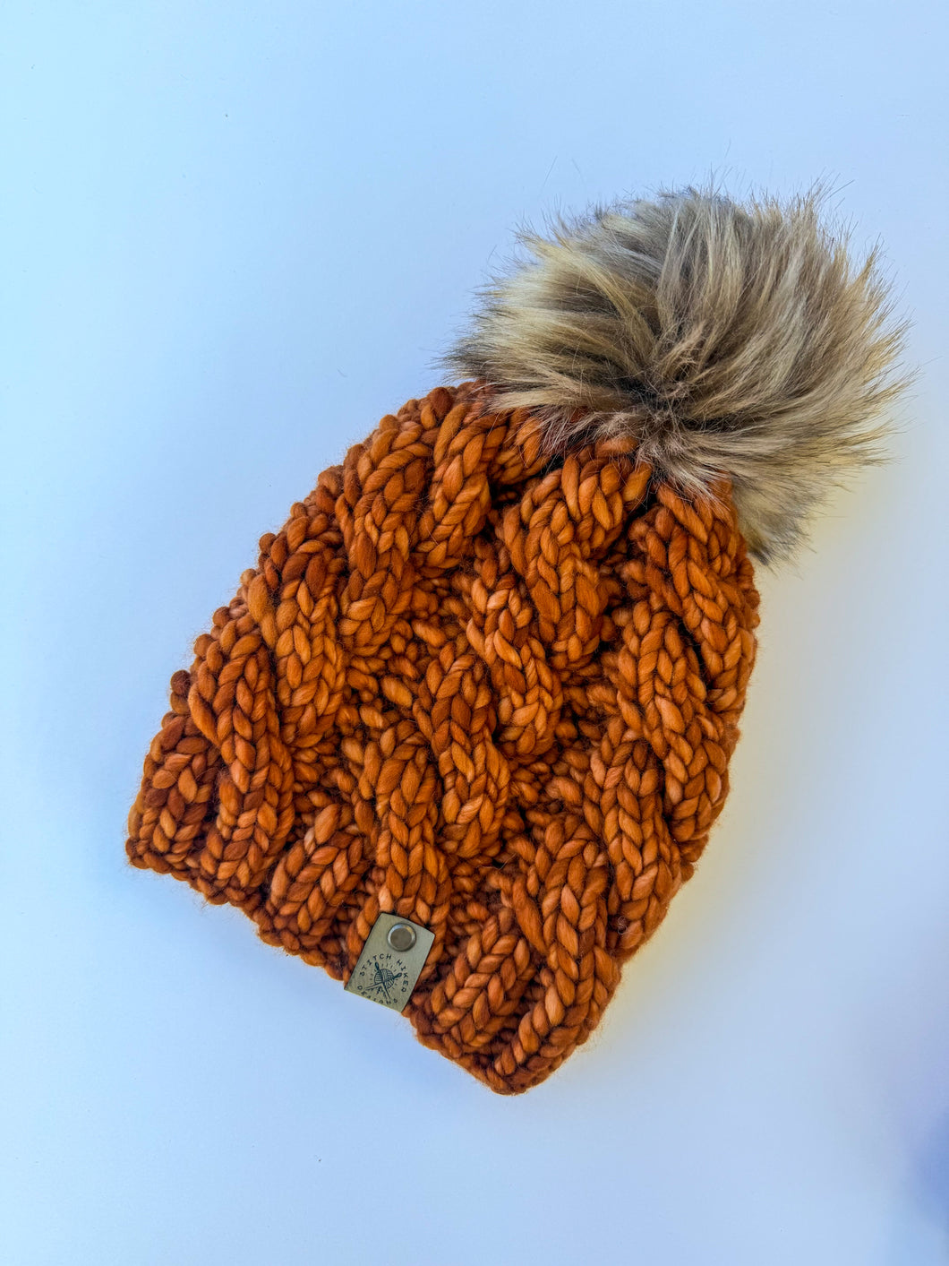 Twistercane beanie- Caramel