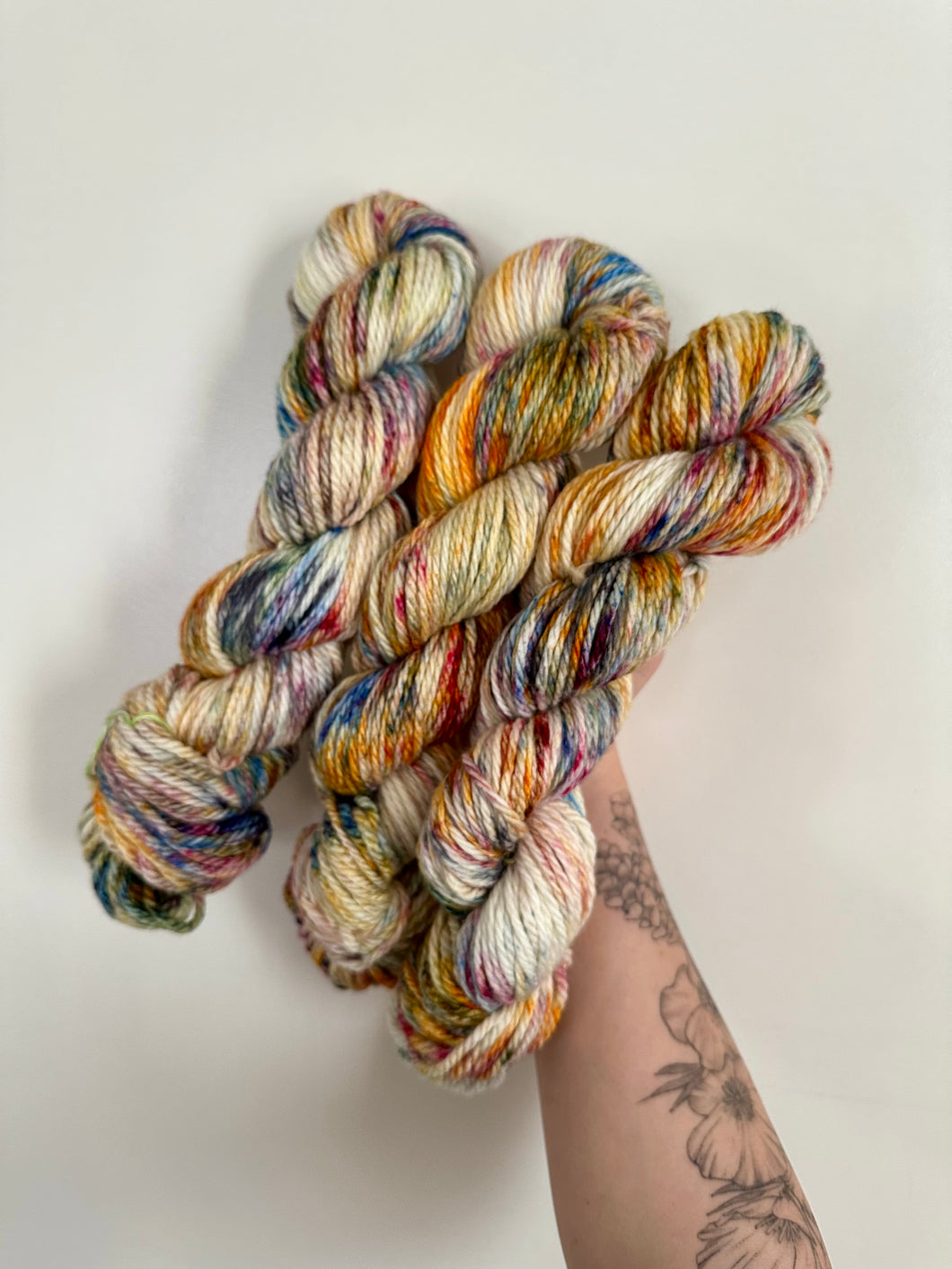 Dried Flowers- Bulky yarn